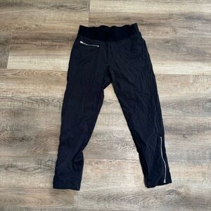 Athleta Black Pants Windbreaker Material Size 4